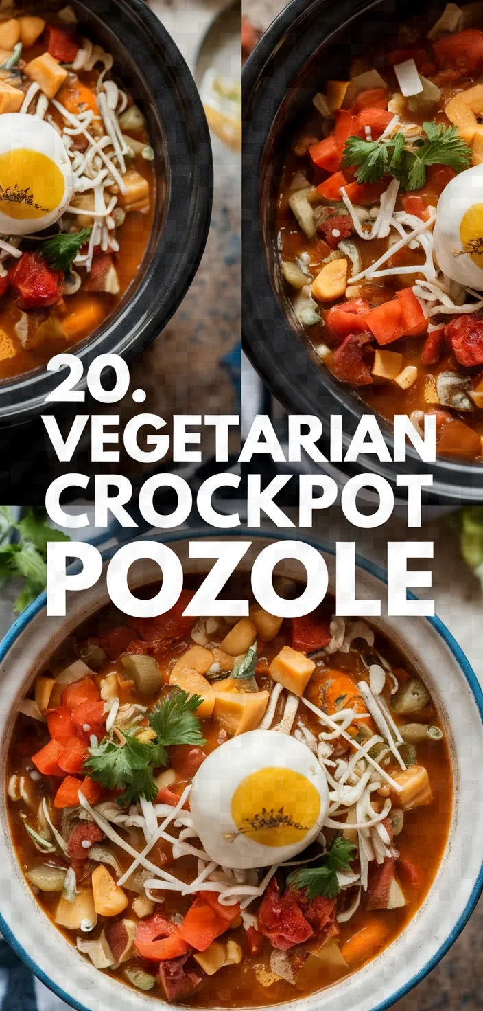 20. Vegetarian Crockpot Pozole