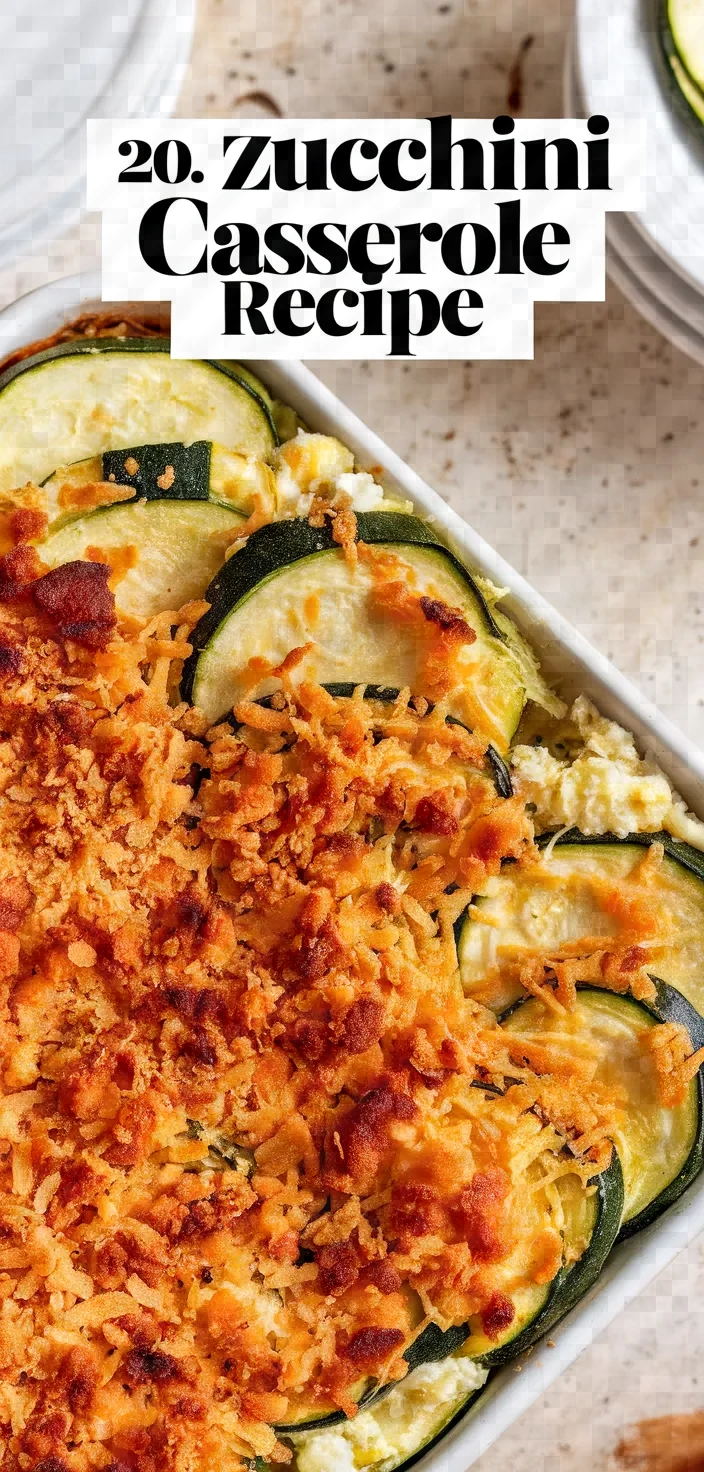 20. Zucchini Casserole Recipe