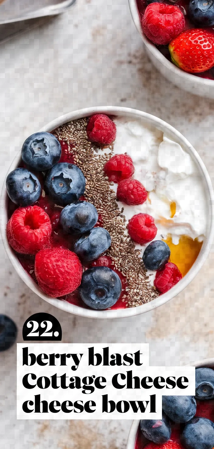 22. Berry Blast Cottage Cheese Bowl