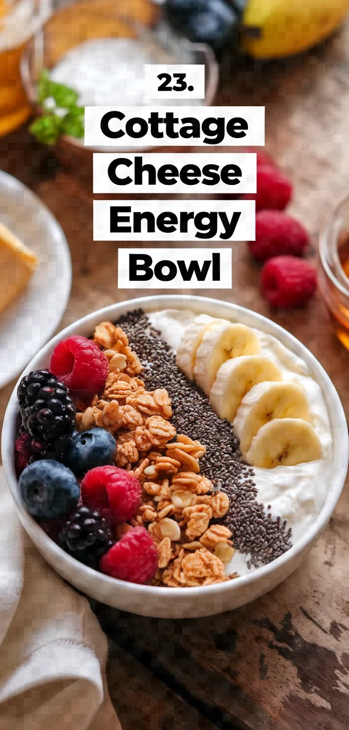 23. Cottage Cheese Energy Bowl