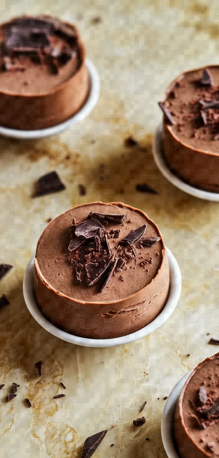 3. Chocolate Avocado Mousse Cups