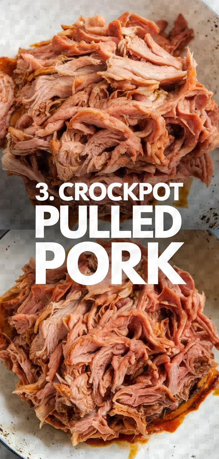 3. Crockpot Pulled Pork