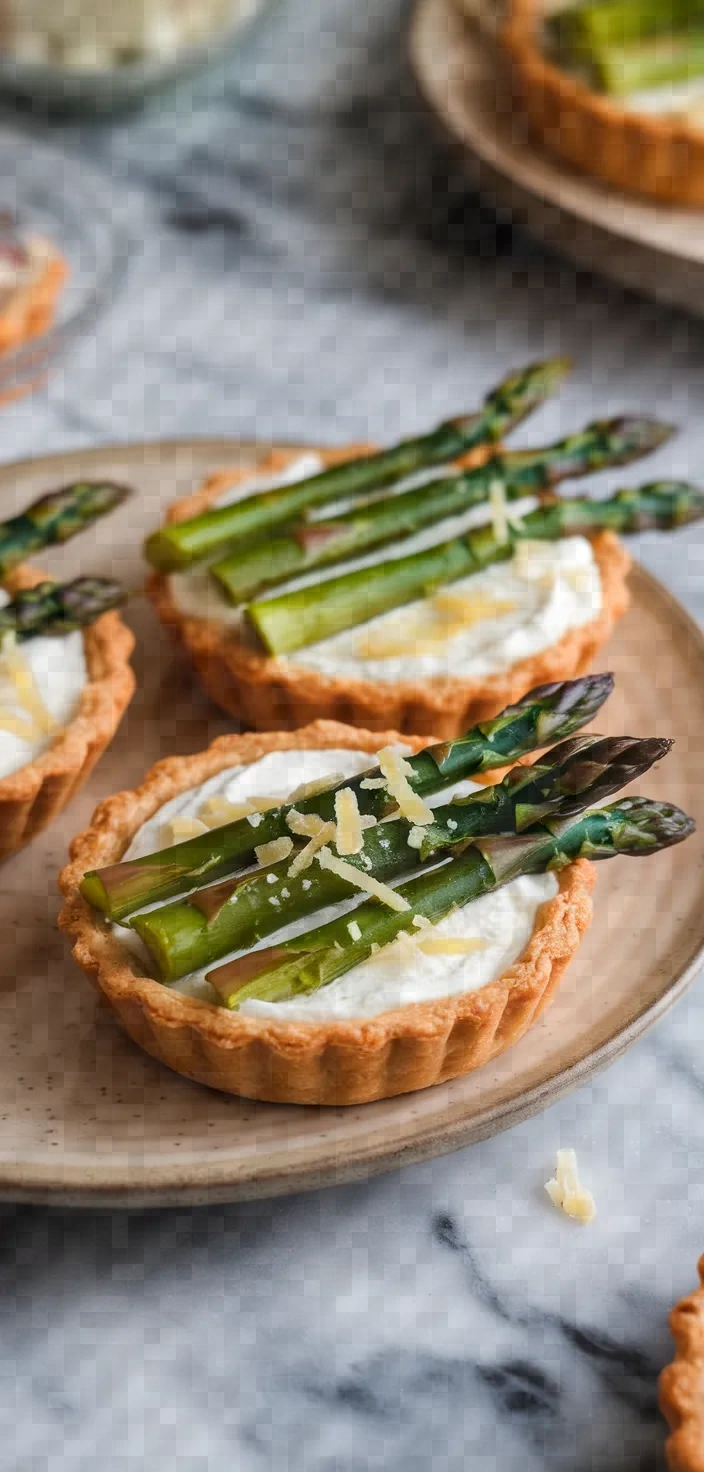 3. Easter Appetizers Asparagus Tartlets