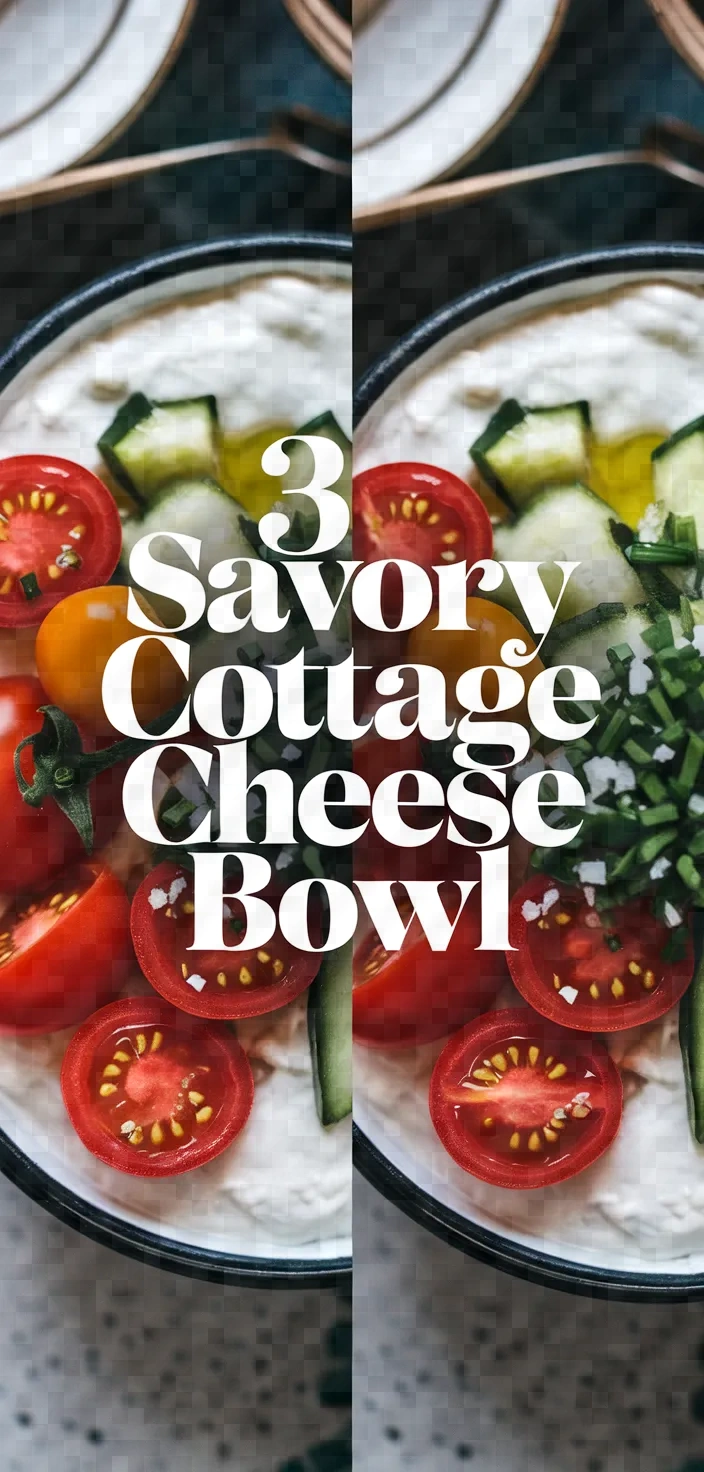 3. Savory Cottage Cheese Bowl