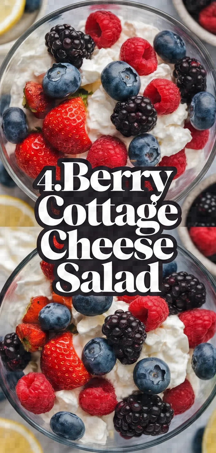 4. Berry Cottage Cheese Salad