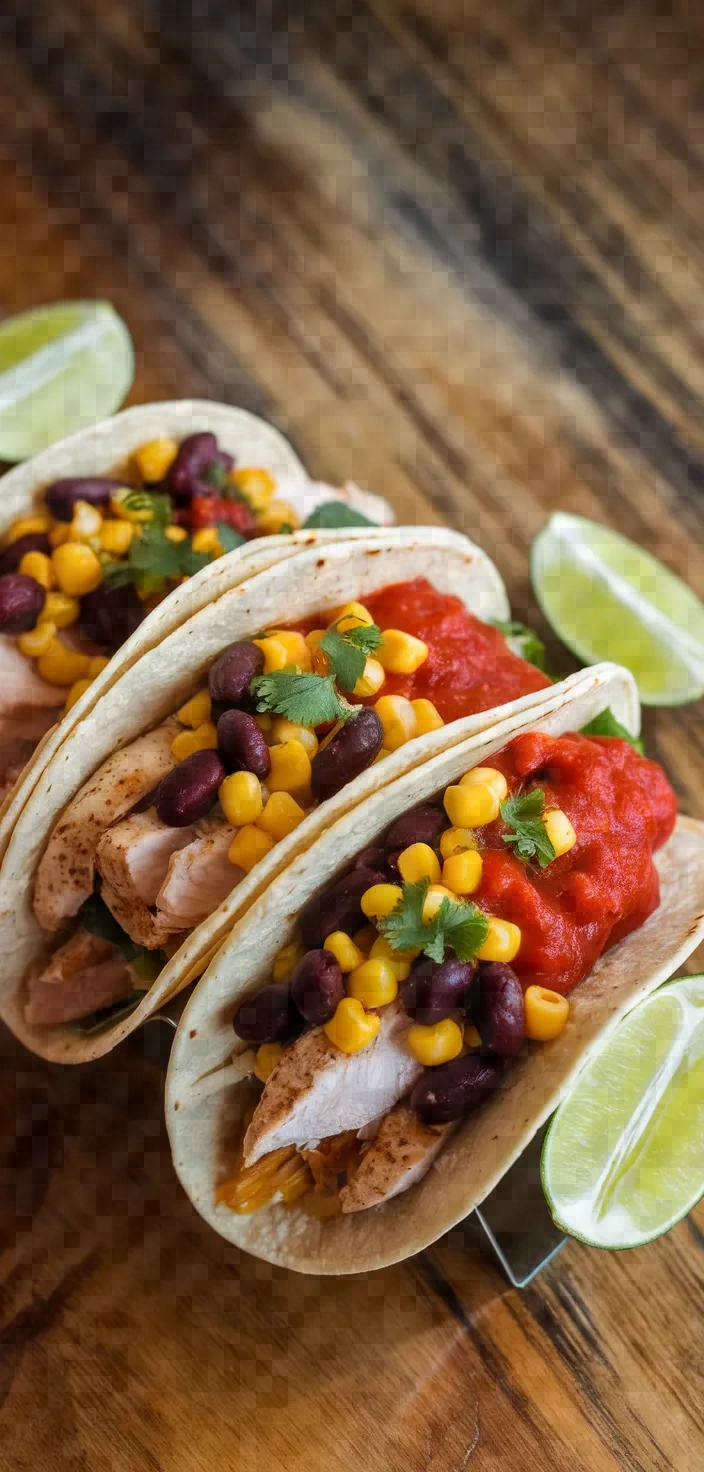 4. Crockpot Chicken Tacos