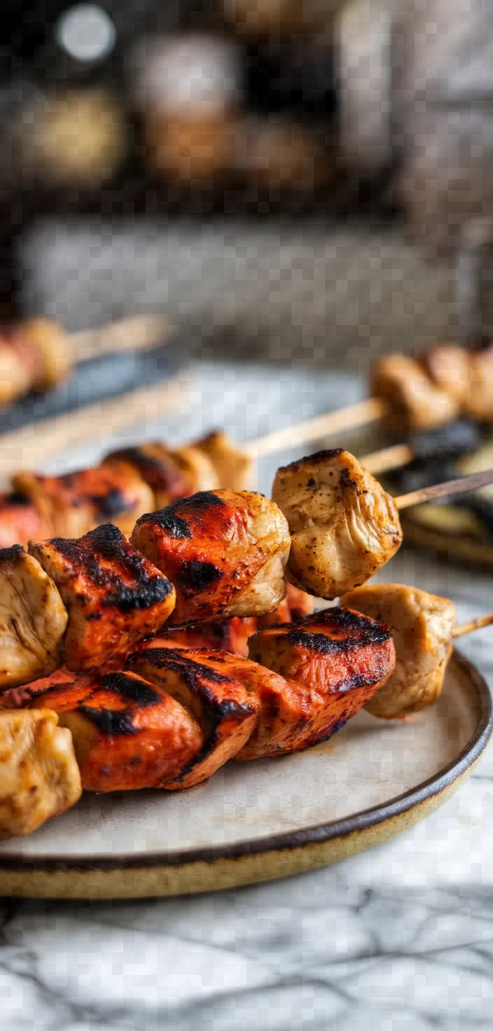 4. Moroccan Harissa Chicken Skewer Recipe