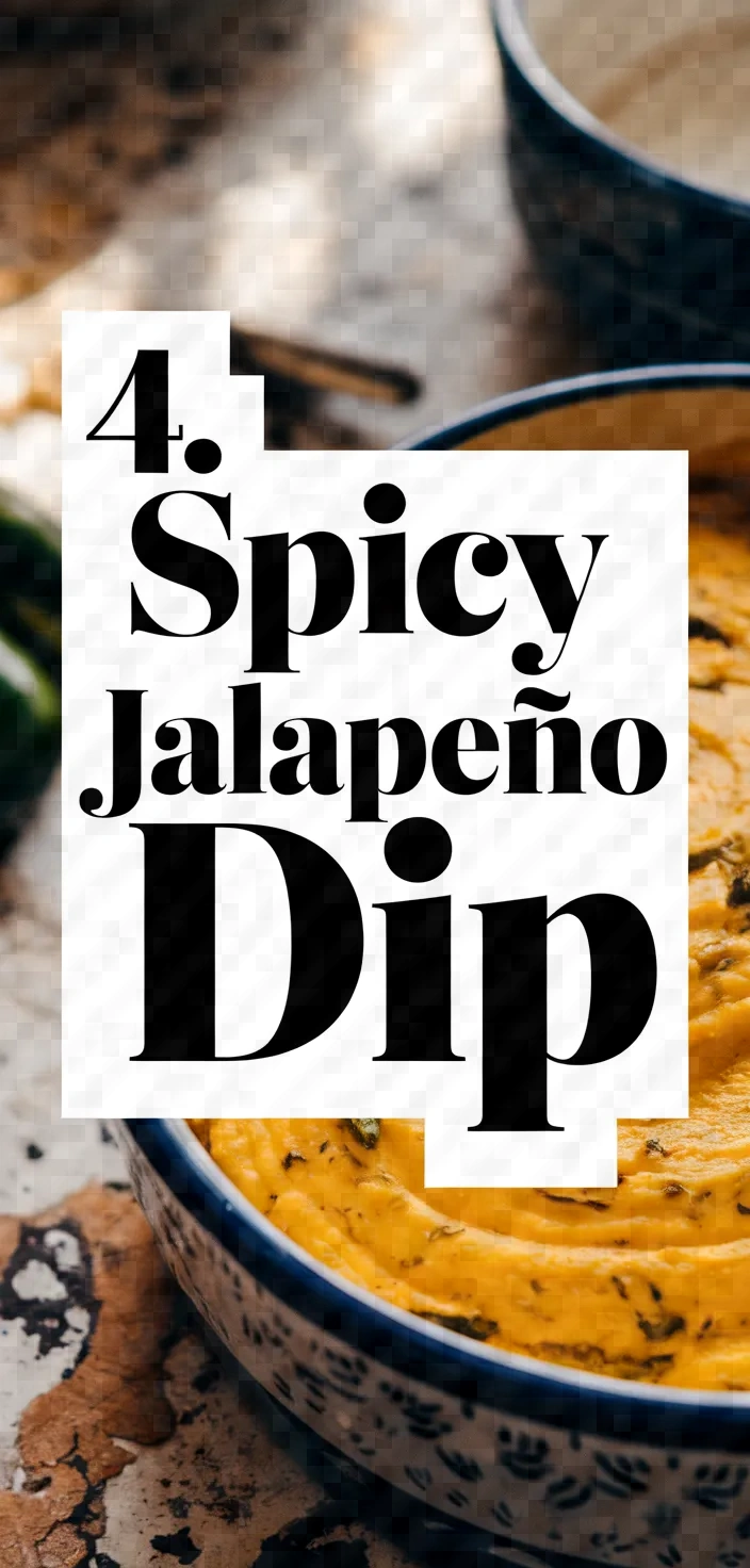 4. Spicy Jalapeño Dip