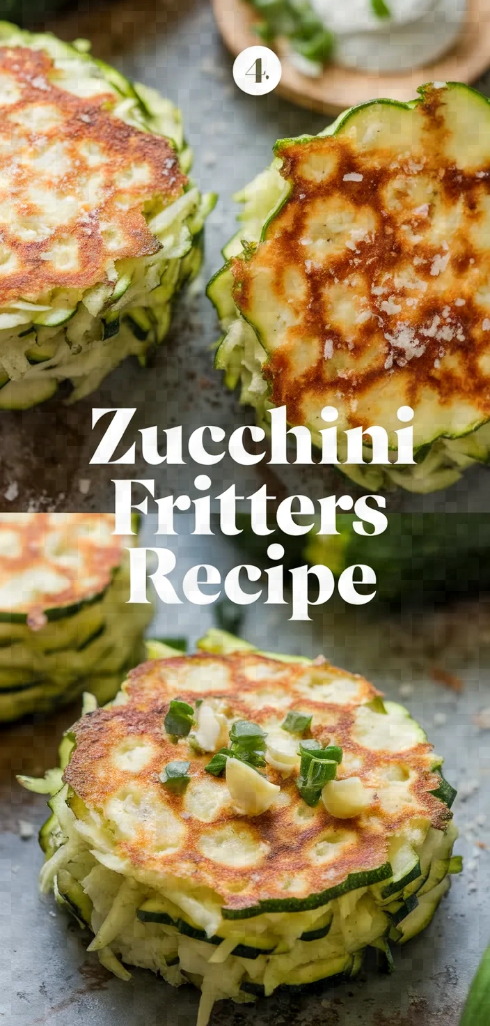 4. Zucchini Fritters Recipe