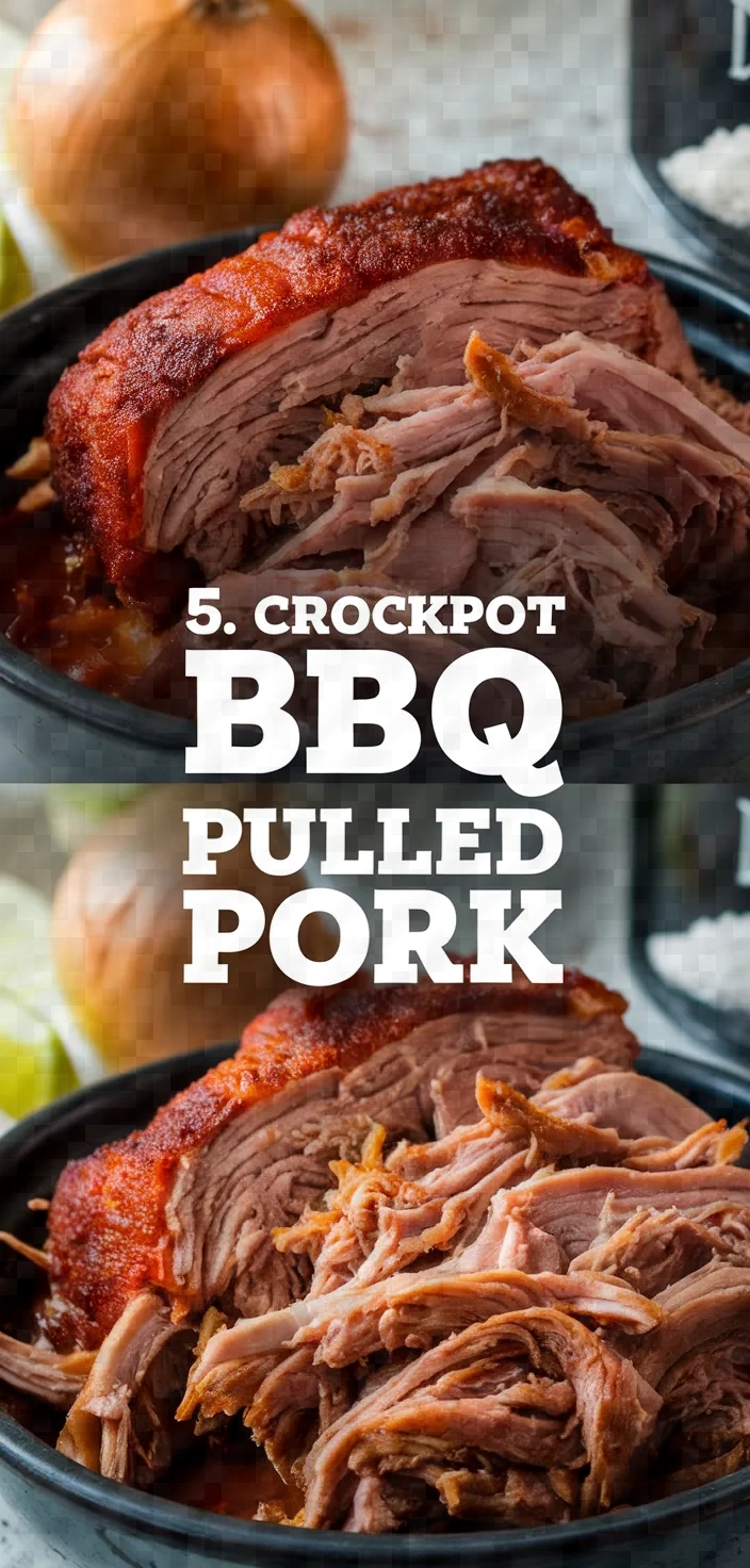 5. Crockpot BBQ Pulled Pork