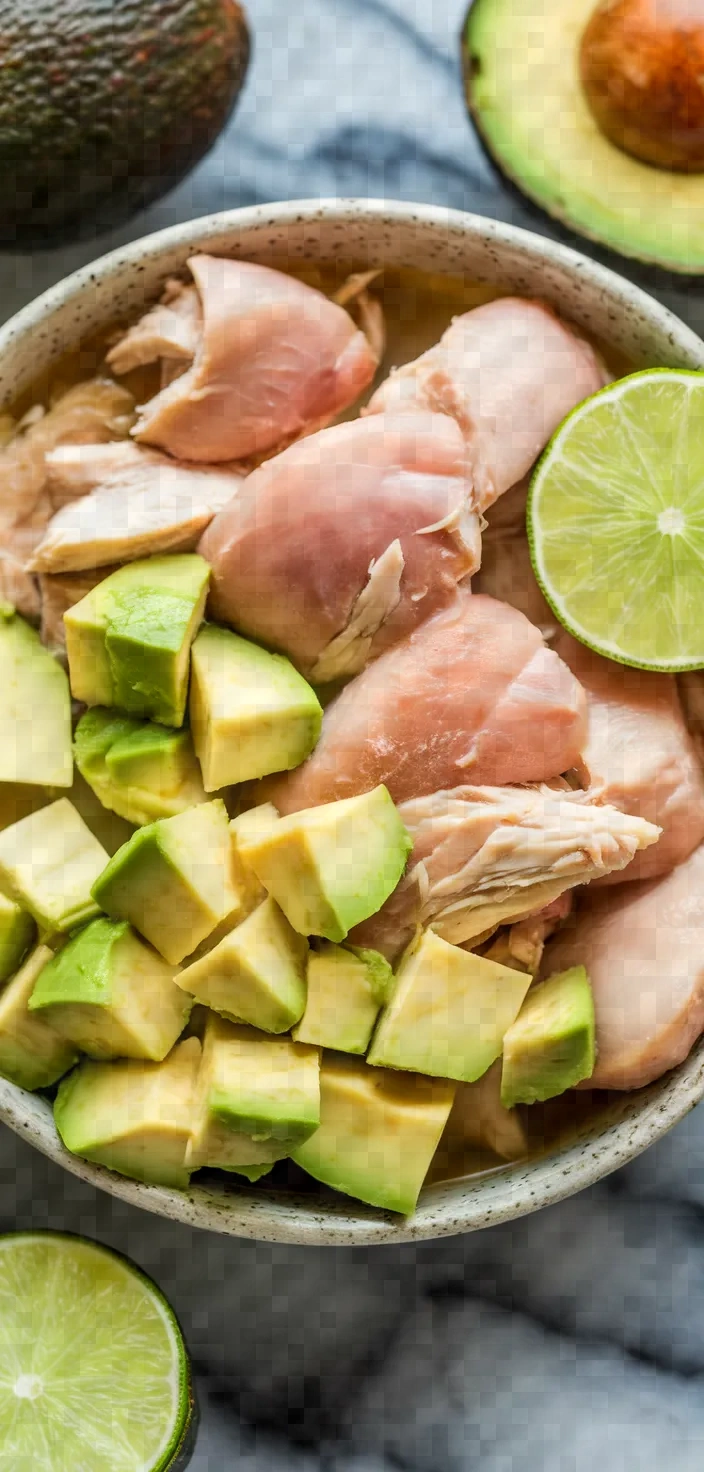 5. Crockpot Chicken Avocado Lime Soup