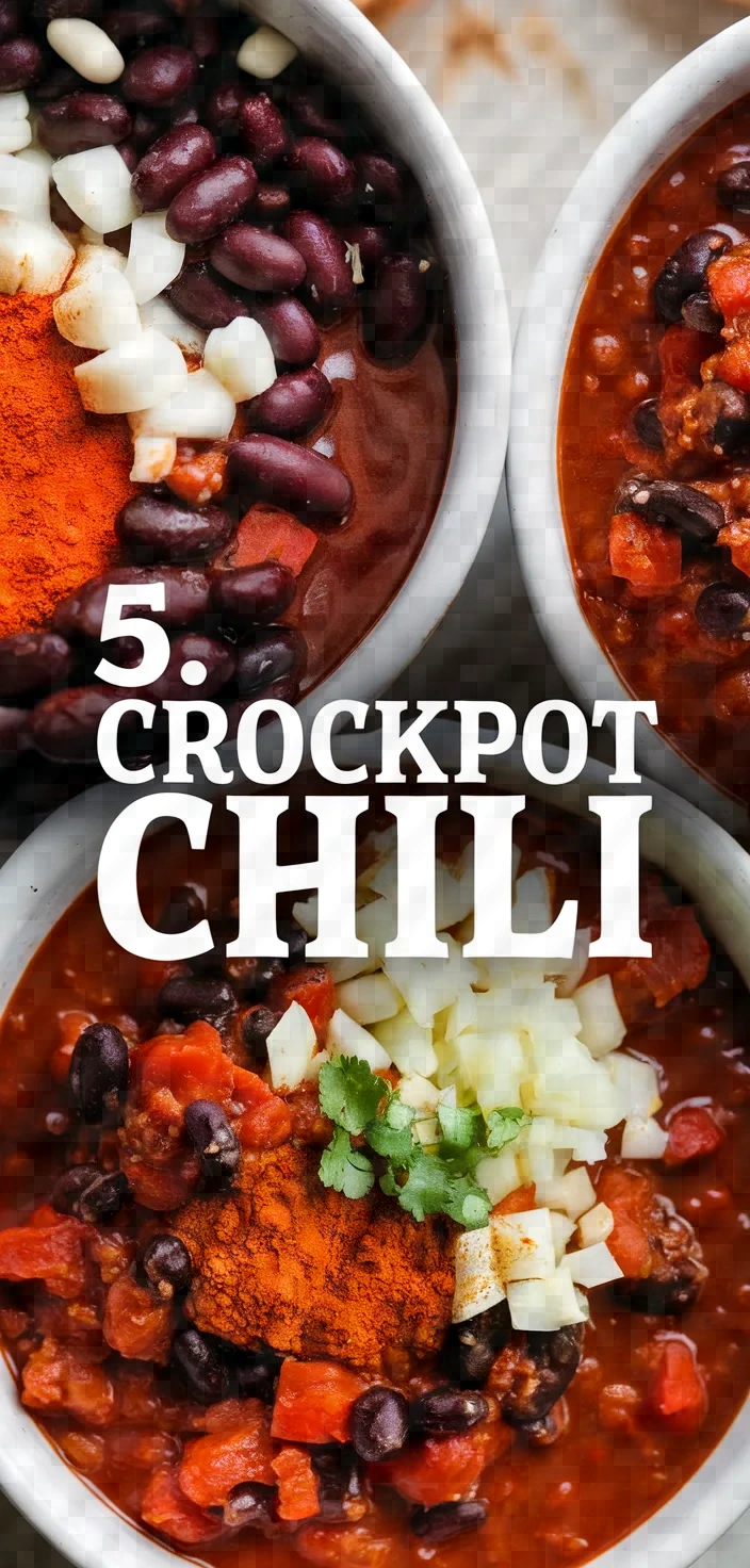 5. Crockpot Chili