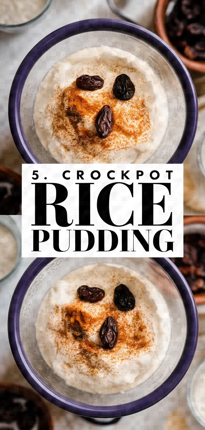 5. Crockpot Rice Pudding