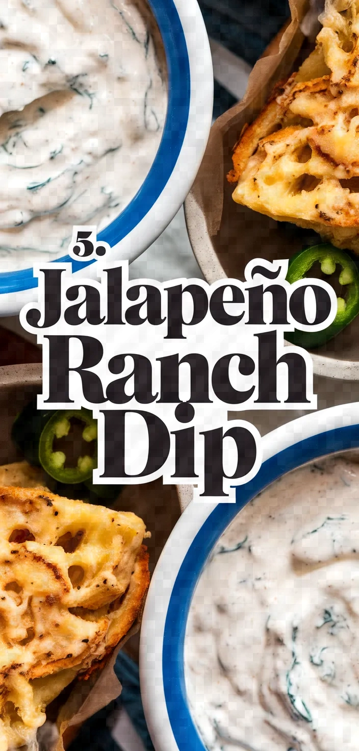 5. Jalapeño Ranch Dip