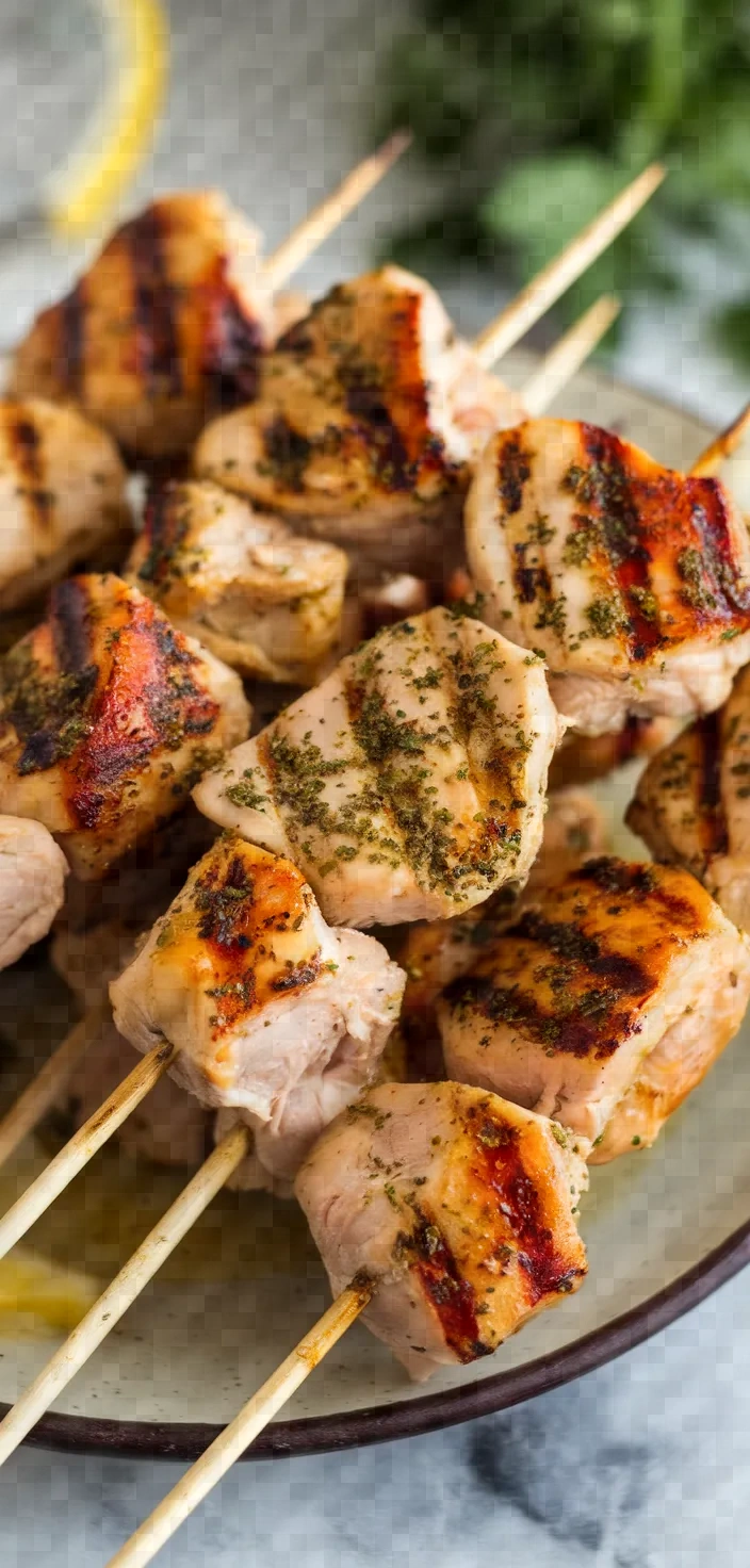 6. Mediterranean Za'atar Chicken Skewer Recipe