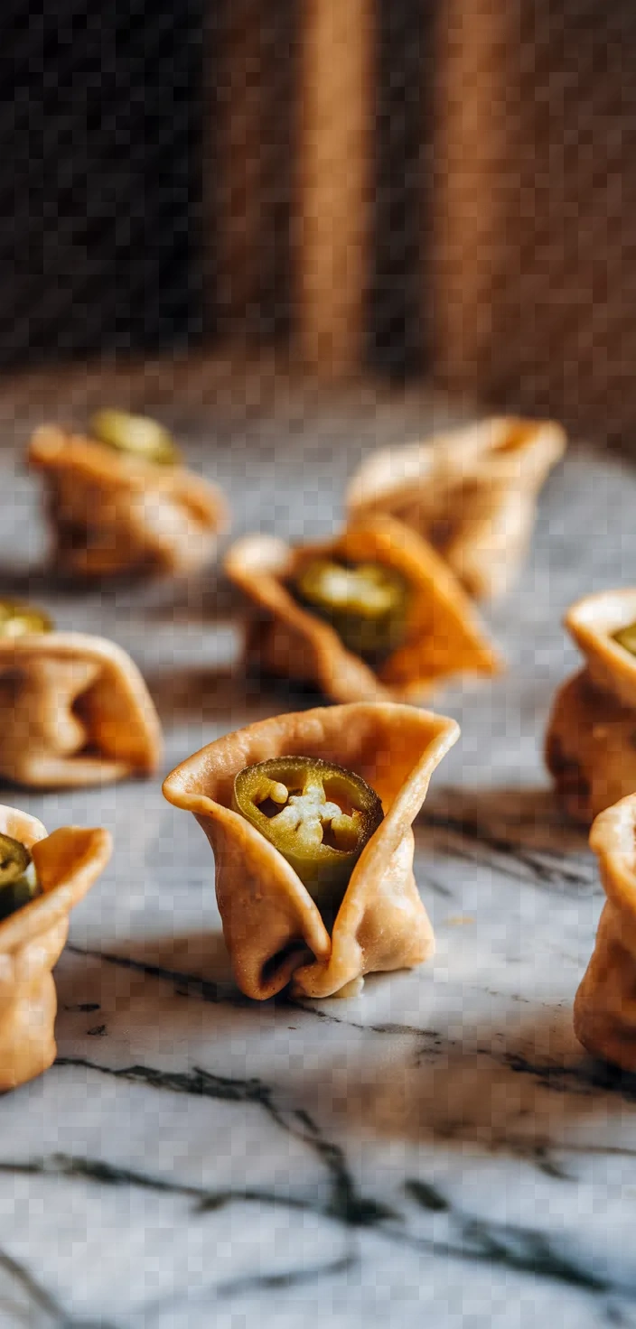 7. Game Day Jalapeño Popper Wontons