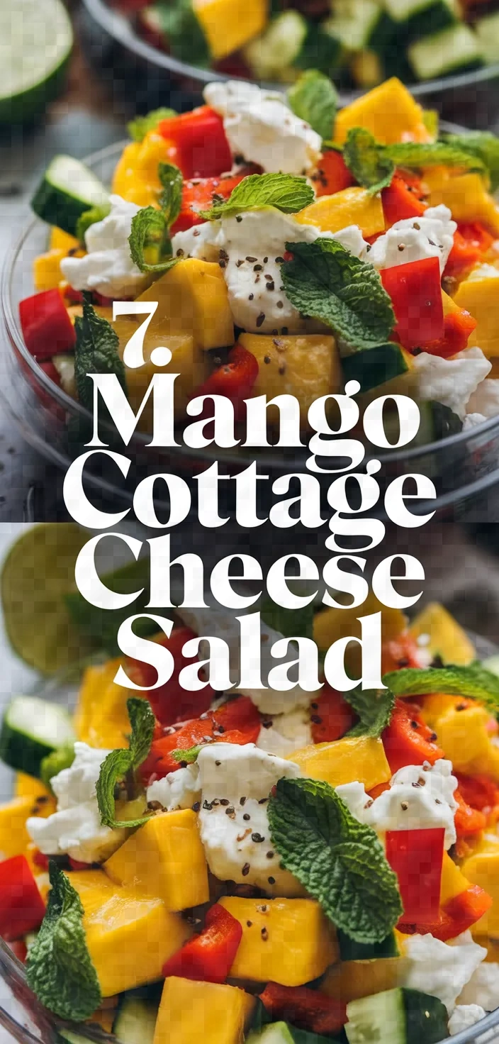 7. Mango Cottage Cheese Salad