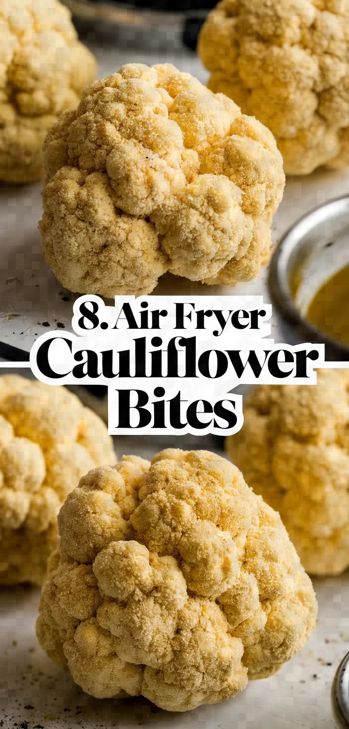 8. Air Fryer Cauliflower Bites