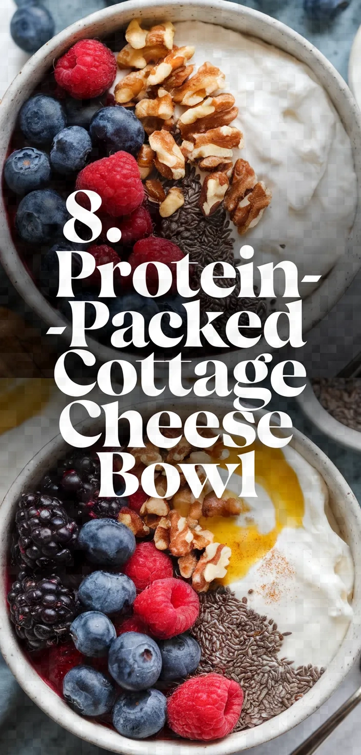 8. Protein-Packed Cottage Cheese Bowl