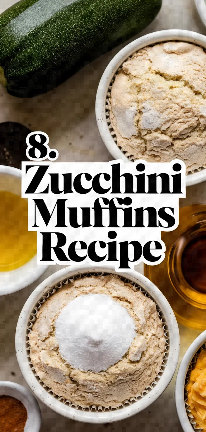 8. Zucchini Muffins Recipe