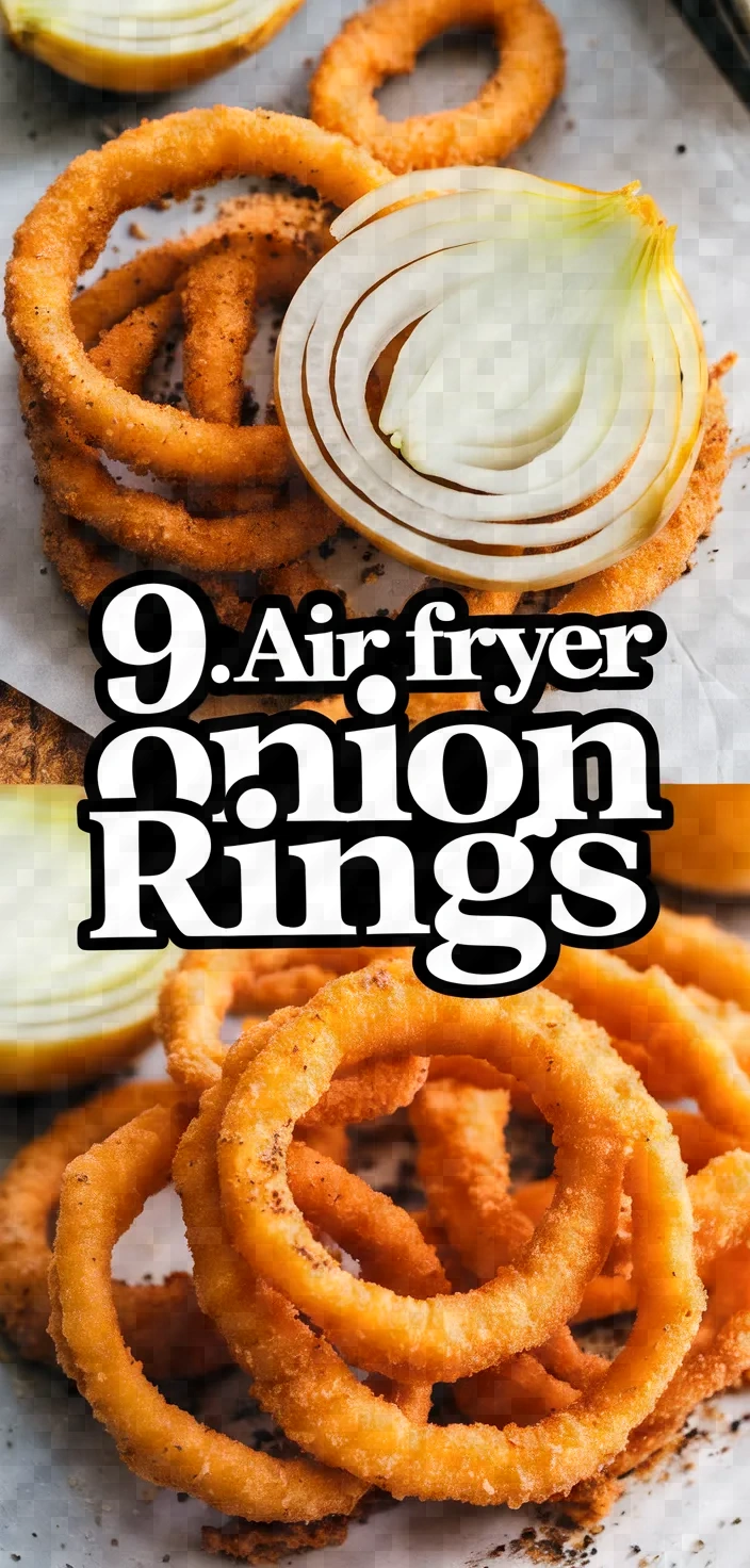 9. Air Fryer Onion Rings