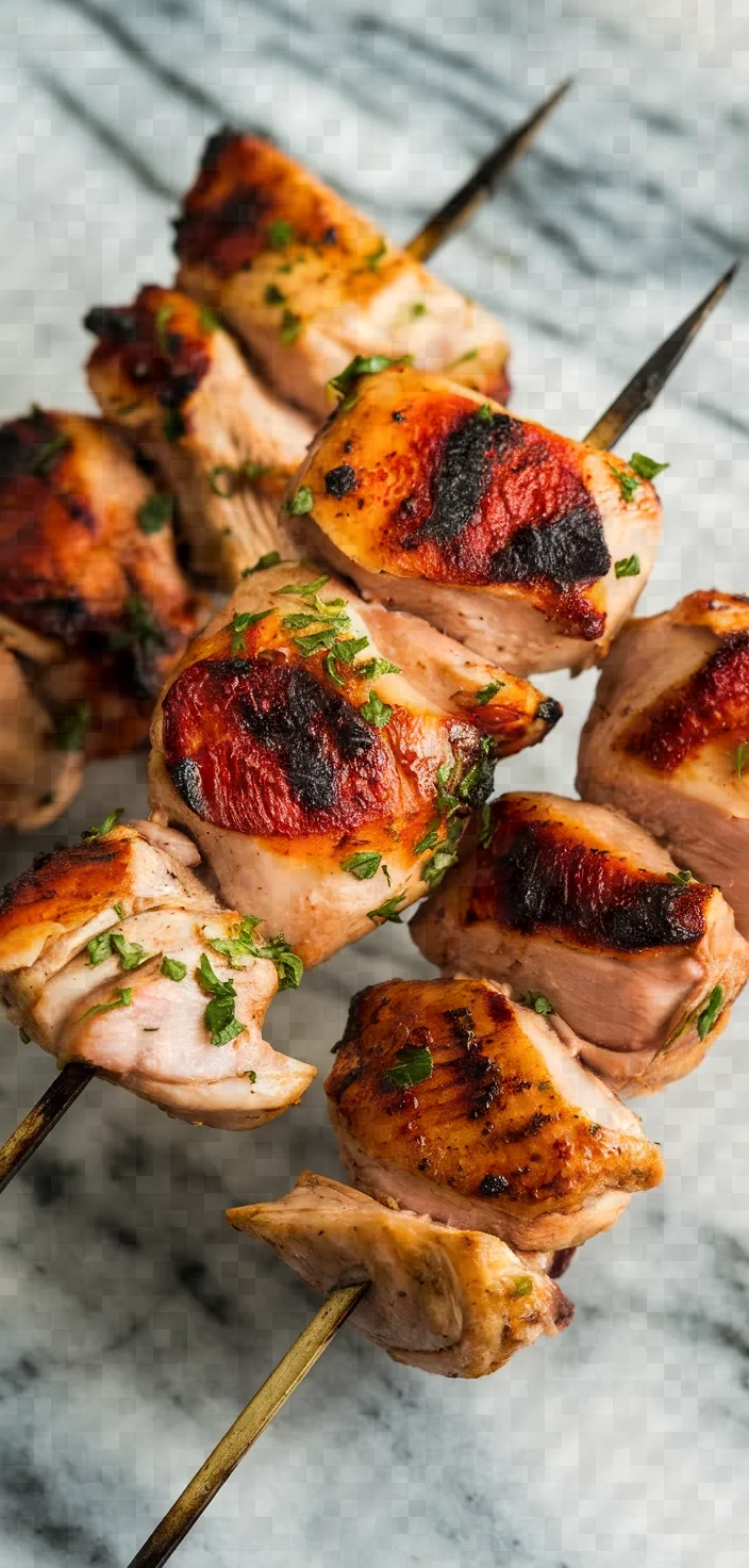 9. Brazilian Churrasco Chicken Skewer Recipe