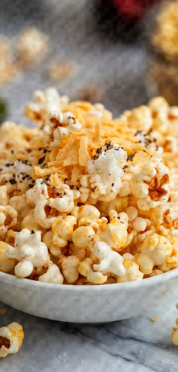 9. Game Day Truffle Parmesan Popcorn