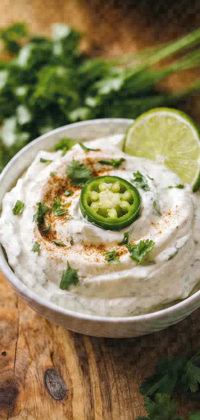 9. Jalapeño Lime Dip