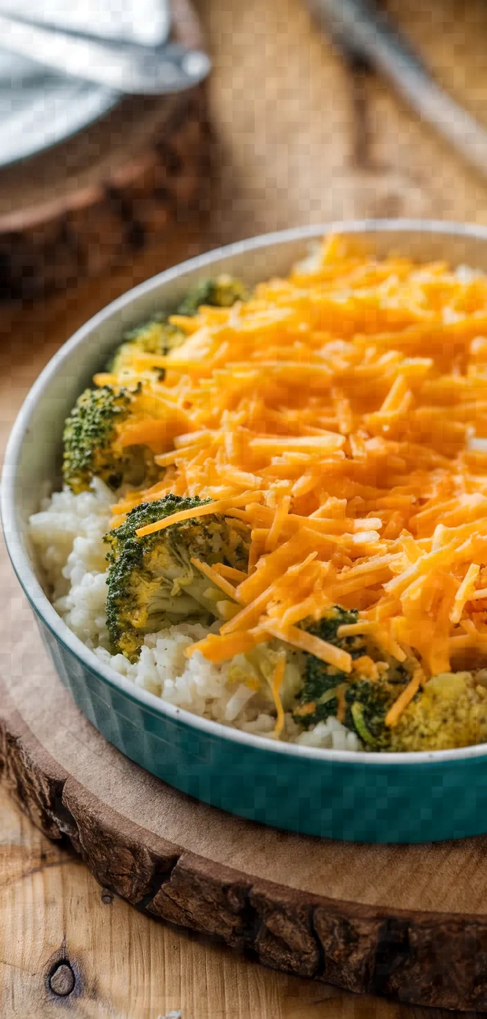 1. Cheesy Broccoli and Rice Casserole