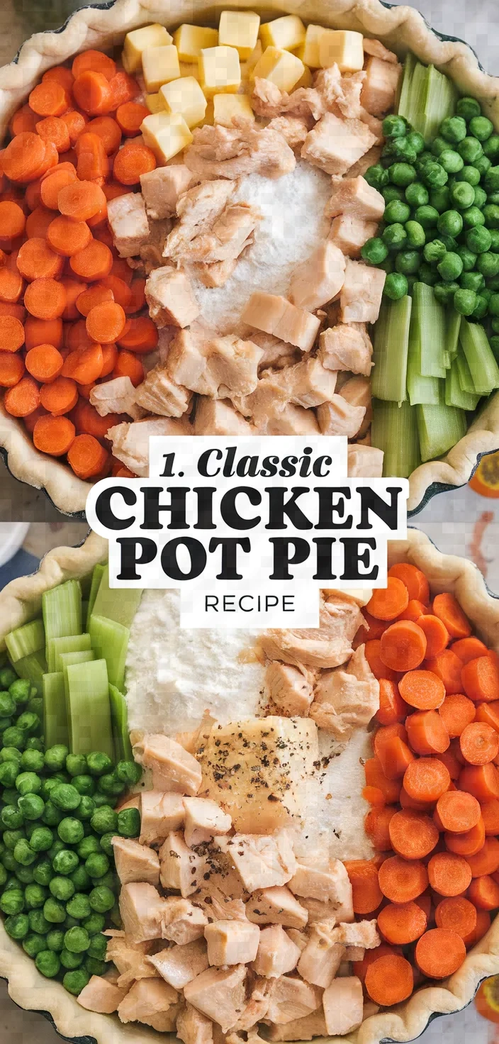 1. Classic Chicken Pot Pie Recipe