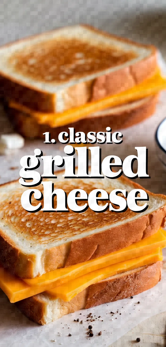 1. Classic Grilled Cheese