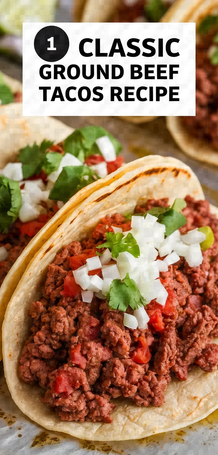 1. Classic Ground Beef Tacos Recipe