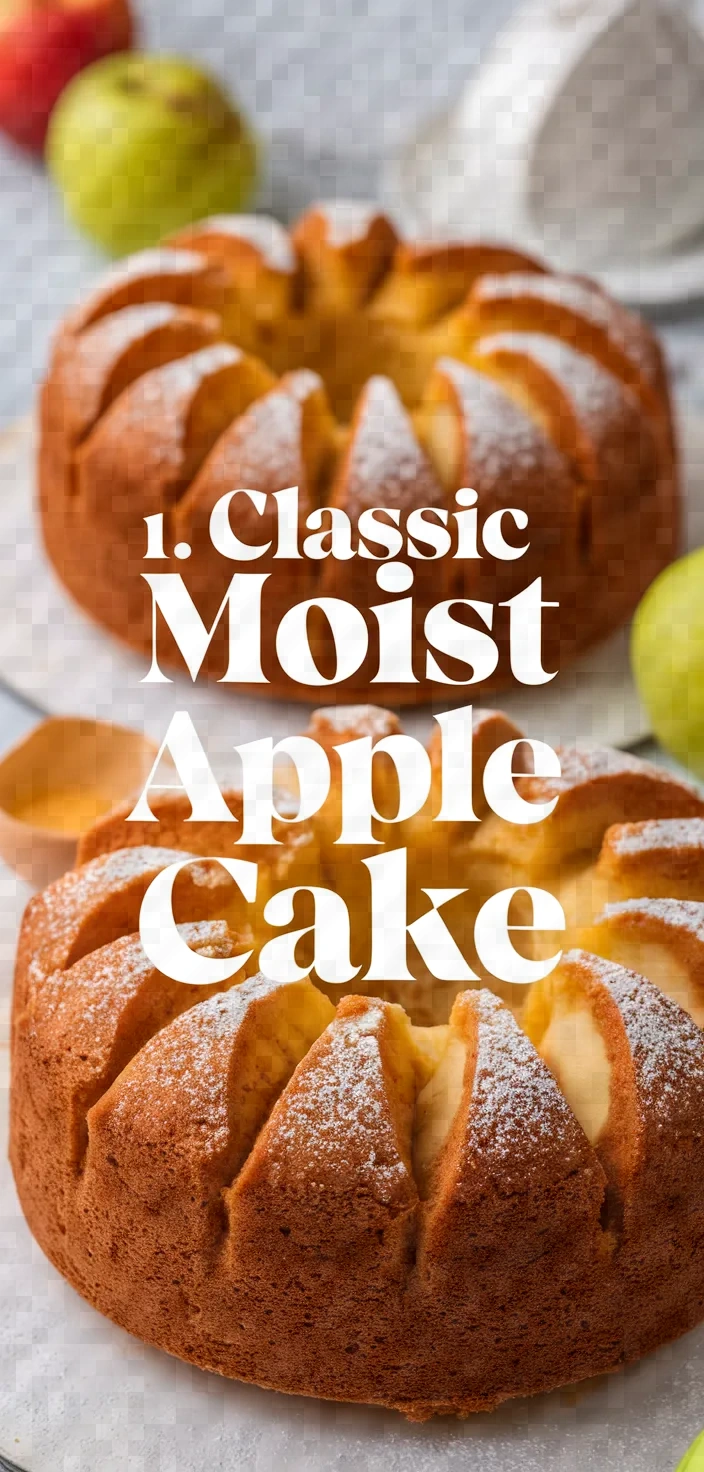 1. Classic Moist Apple Cake