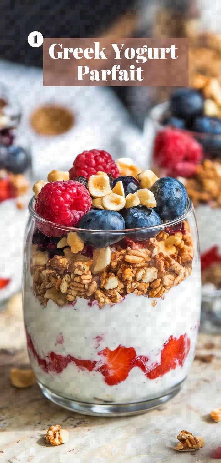 1. Greek Yogurt Parfait