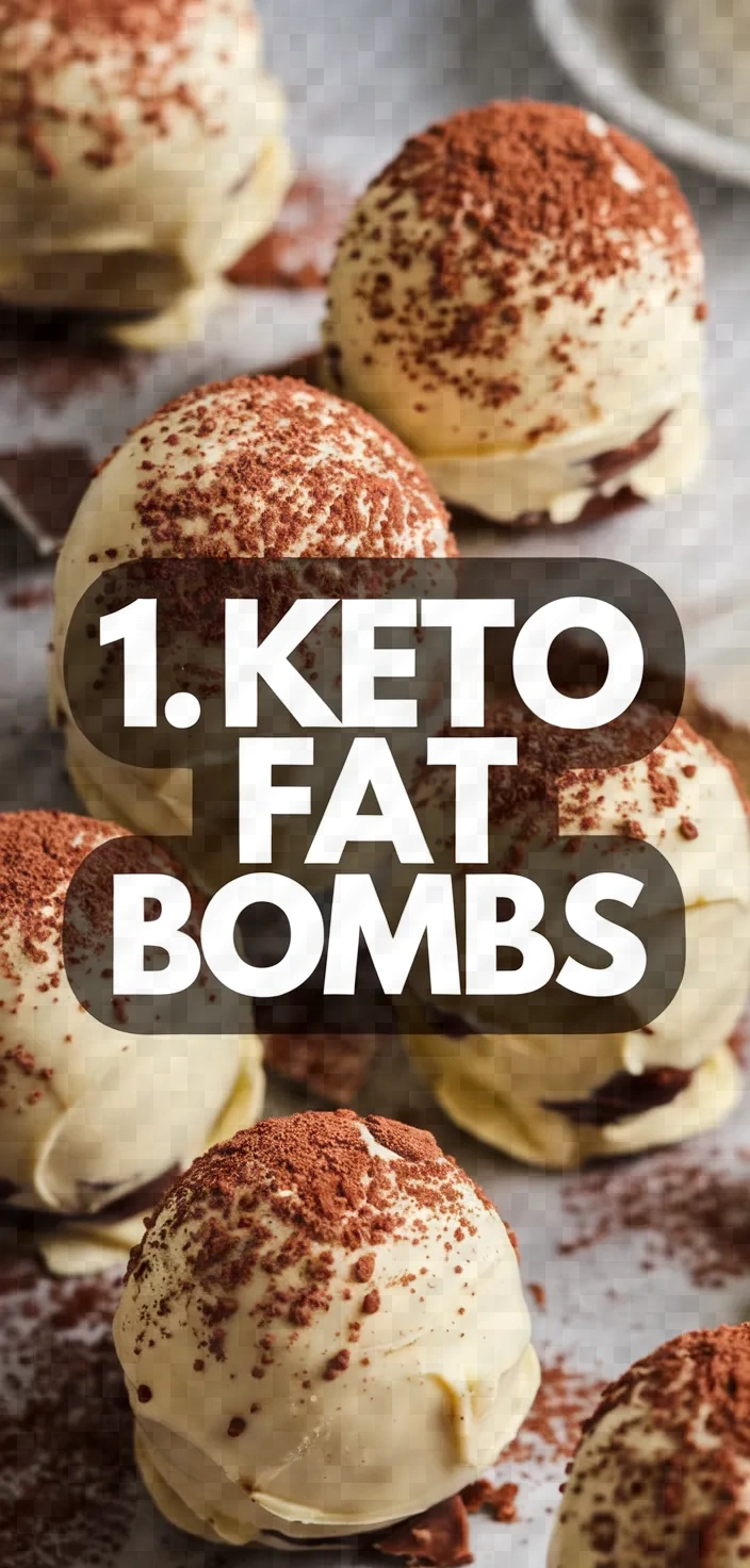 1. Keto Fat Bombs