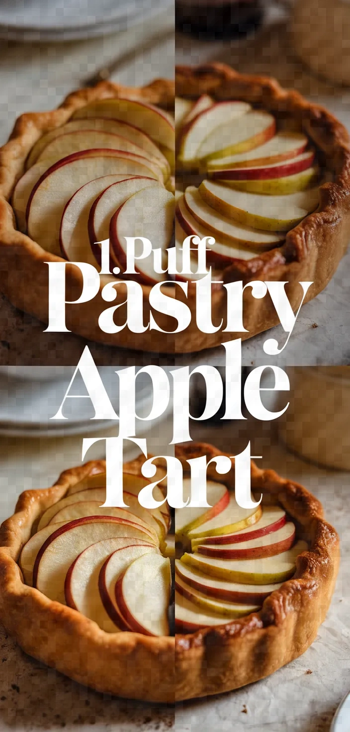 1. Puff Pastry Apple Tart