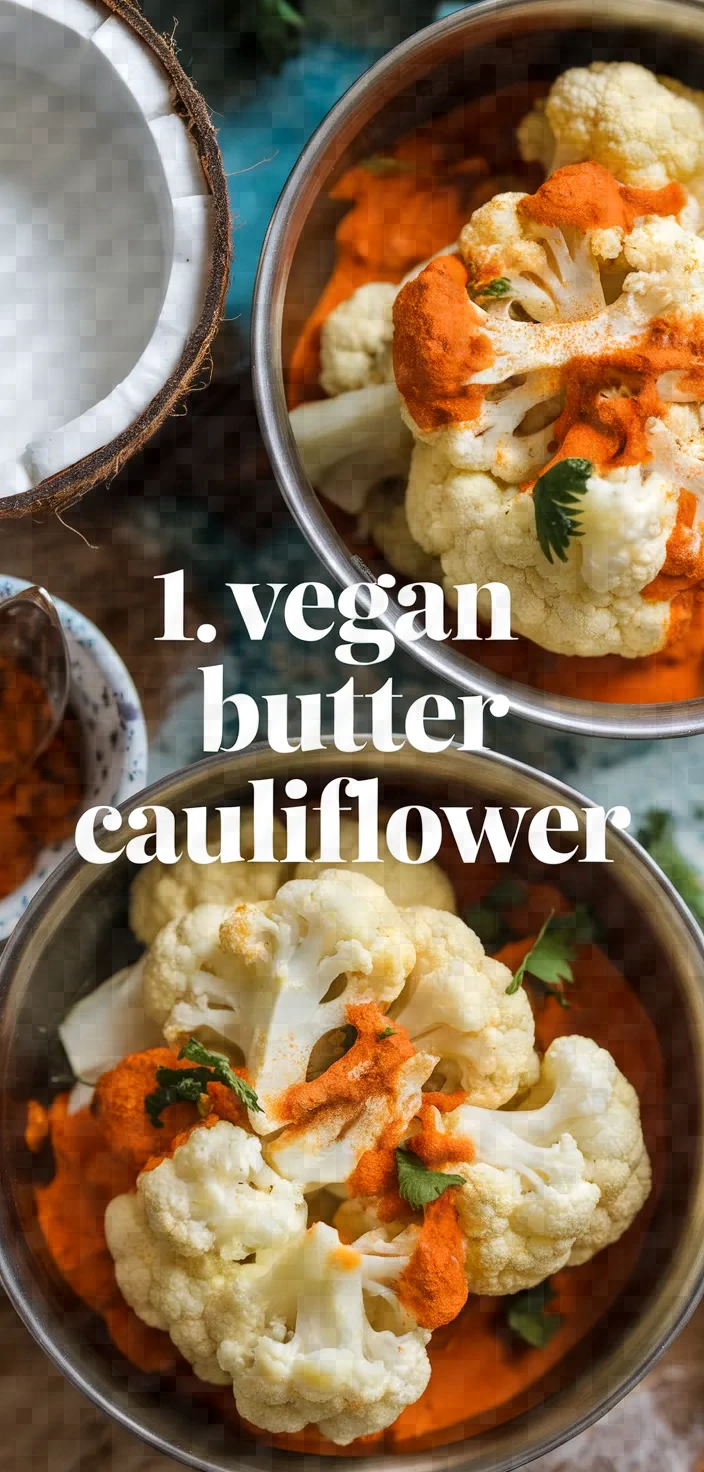 1. Vegan Butter Cauliflower