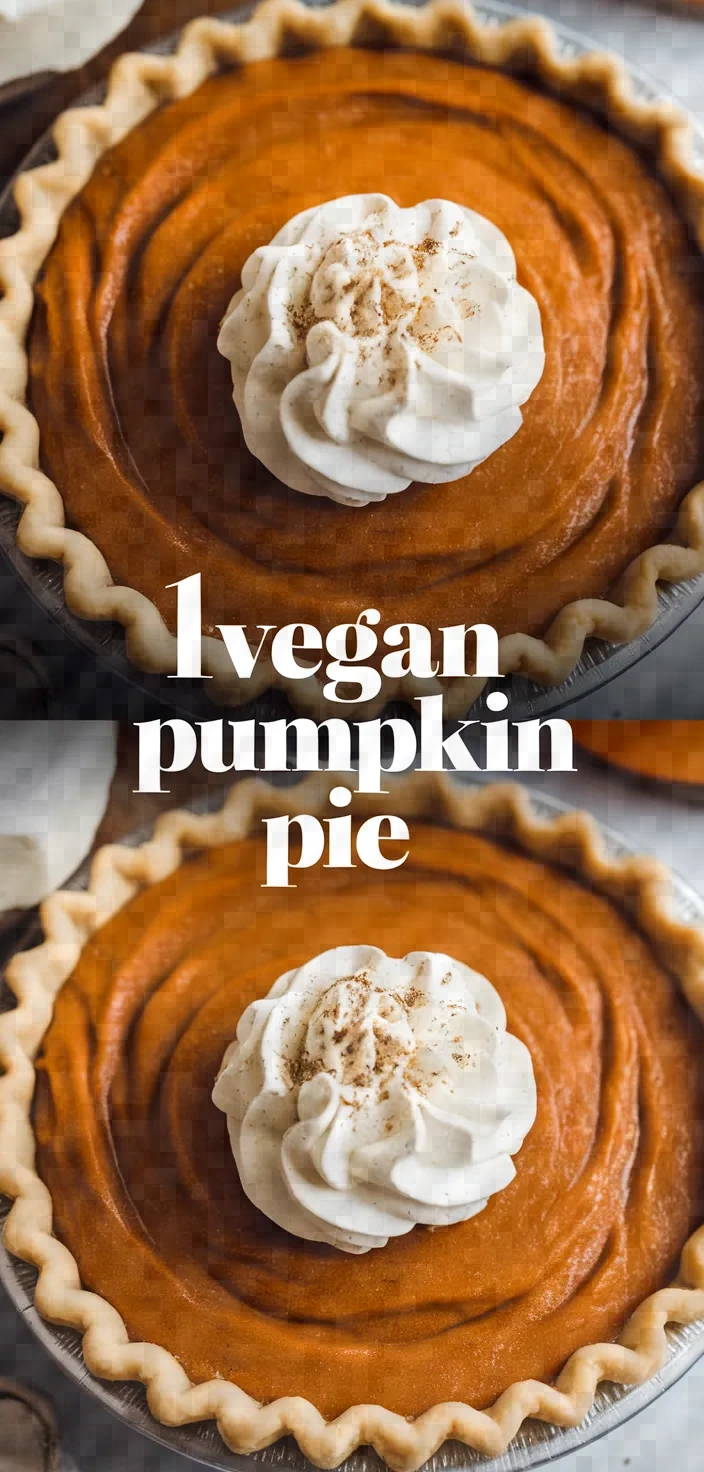 1. Vegan Pumpkin Pie