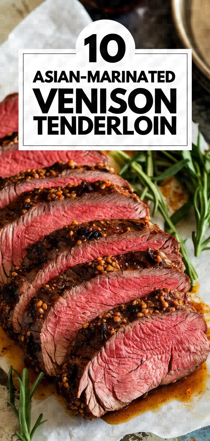 10. Asian-Marinated Venison Tenderloin