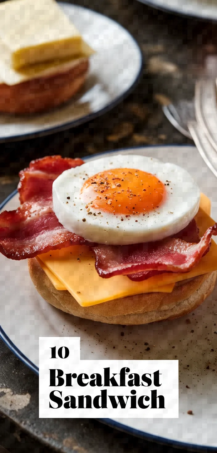 10. Breakfast Sandwich