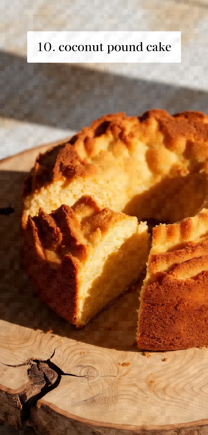 10. Coconut Pound Cake