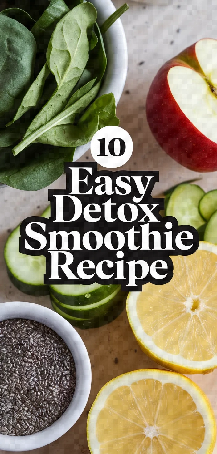 10. Easy Detox Smoothie Recipe