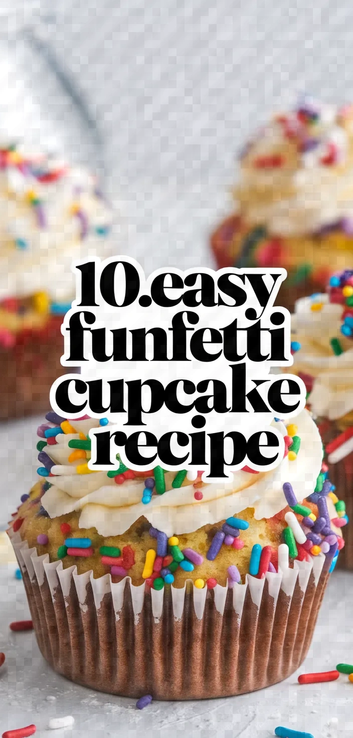 10. Easy Funfetti Cupcake Recipe