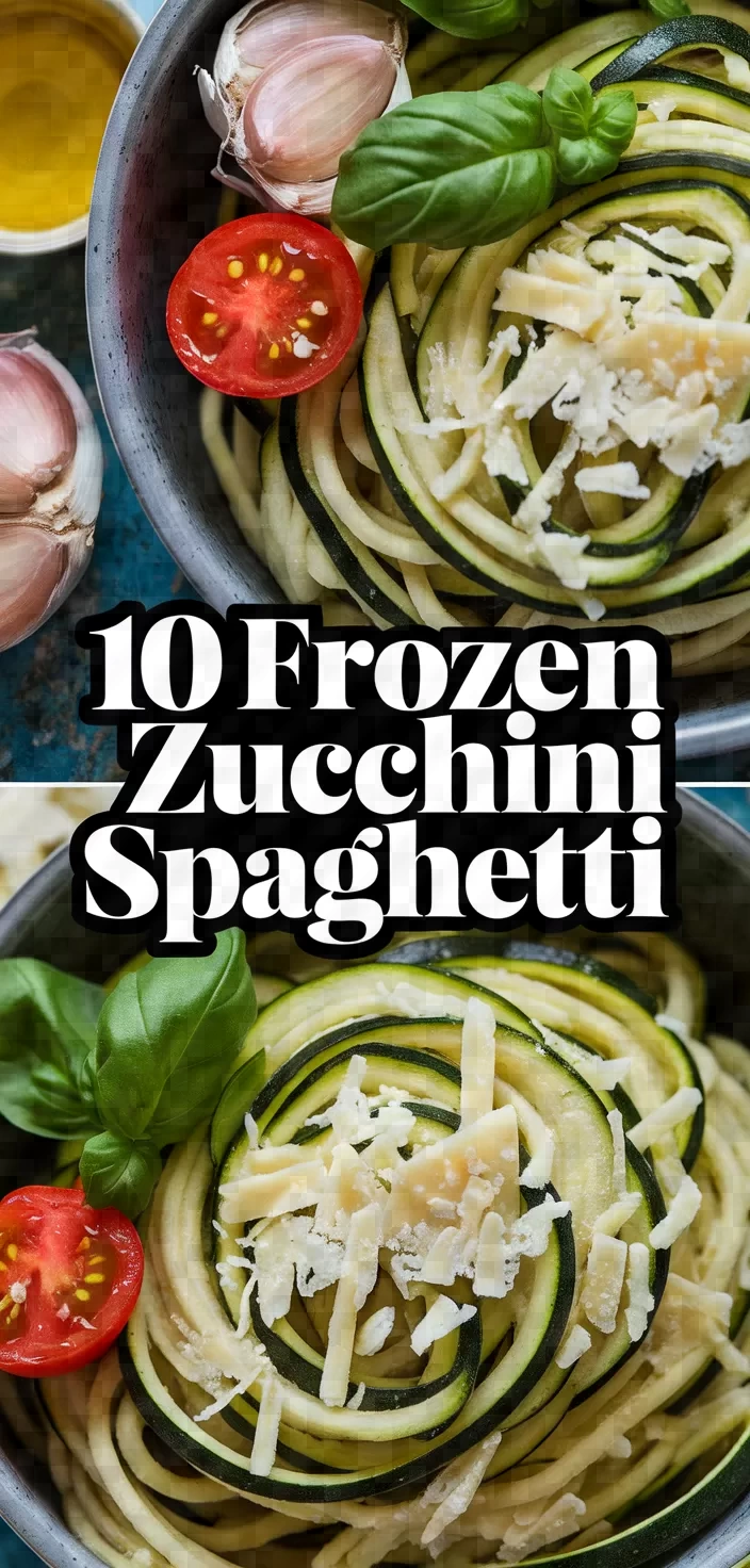 10. Frozen Zucchini Spaghetti