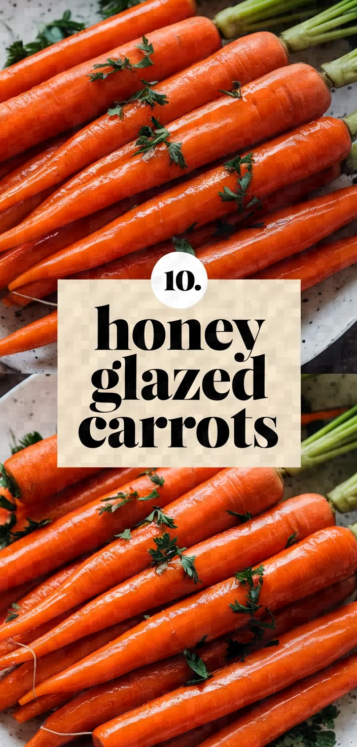 10. Honey Glazed Carrots