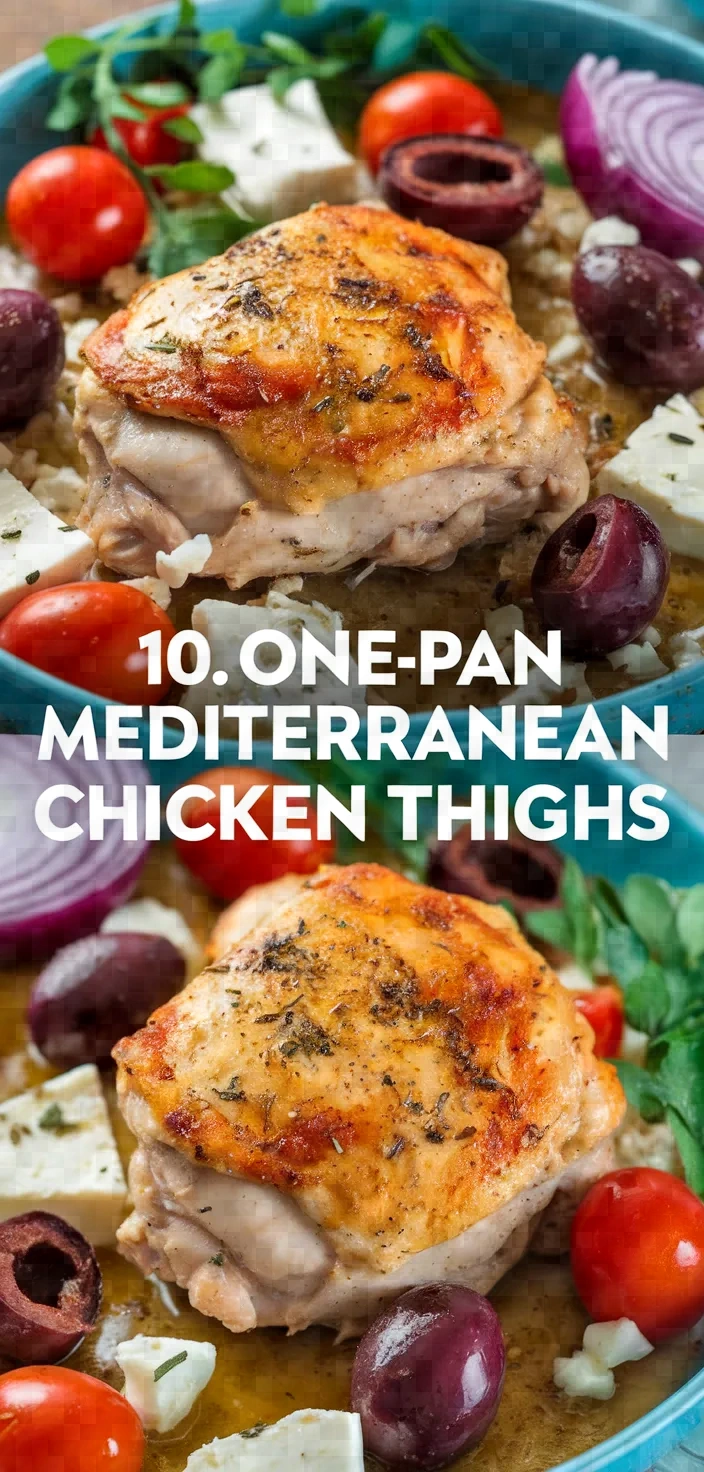 10. One-Pan Mediterranean Chicken Thighs