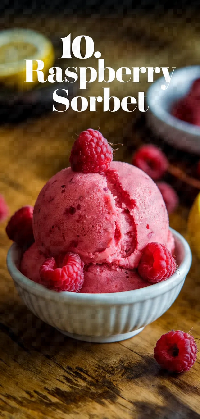 10. Raspberry Sorbet