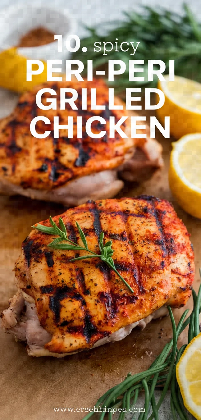 10. Spicy Peri-Peri Grilled Chicken