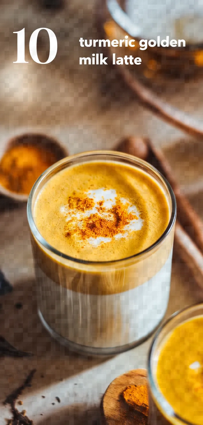 10. Turmeric Golden Milk Latte