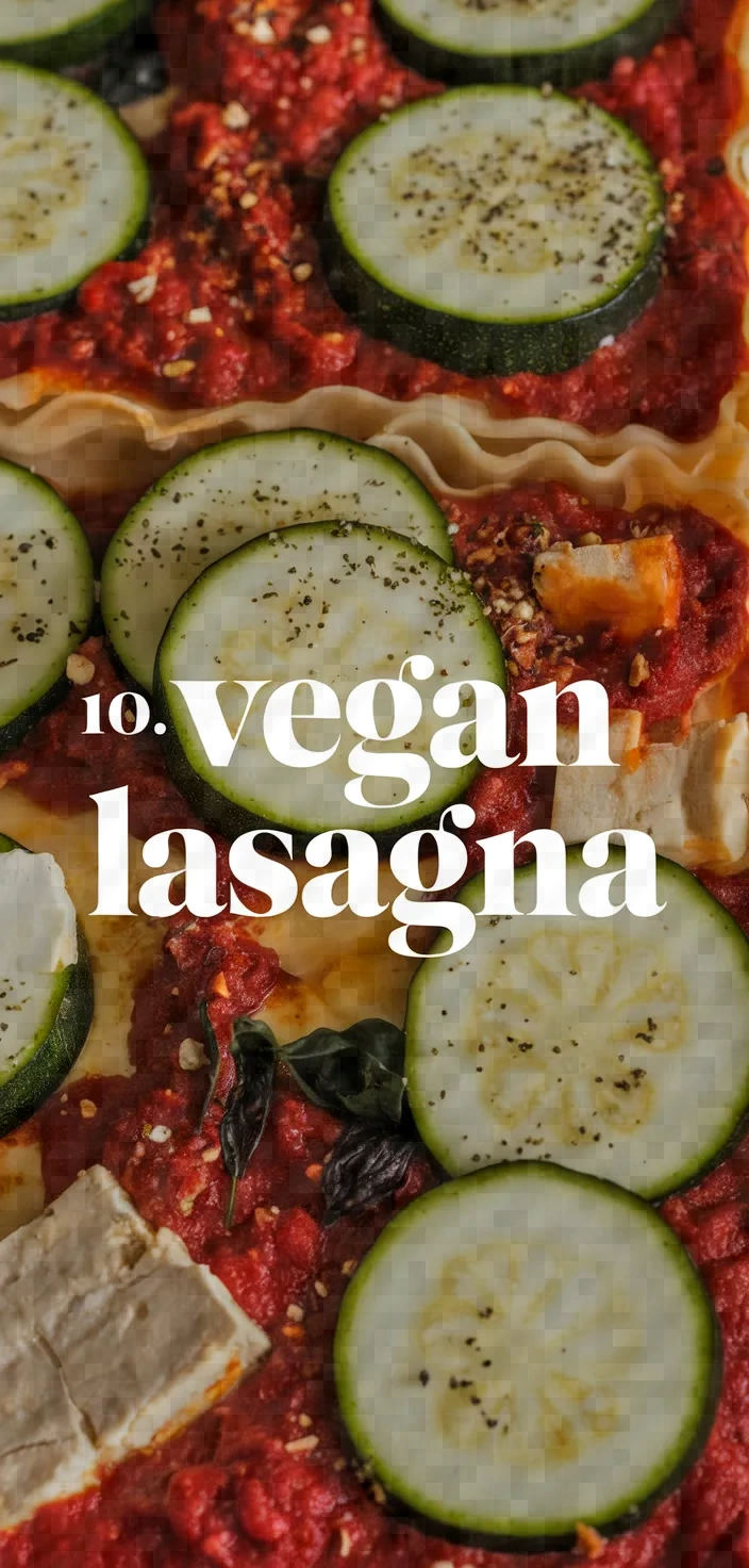 10. Vegan Lasagna